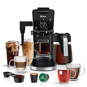 Ninja CFP301 DualBrew Pro System 12-Cup Coffee Maker, Single-Serve for Grounds & K-Cup Pod Compatible, 4 Brew Styles, Frother -  $159.95 + Free Shipping @ Amazon