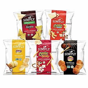 36-Count 0.875oz Simply Brand Organic Snack Variety Pack $10.40 w/ S&S + Free S&H