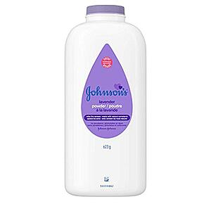 3-Pack 22-Ounce Johnson's Pure Cornstarch Baby Powder (Lavender & Chamomile) $11.79 w/ S&S