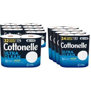 56ct Cottonelle Family Mega Toilet Paper (Clean or Comfort) + $15 Amazon Credit $47.75 w/ S&S + Free S&H