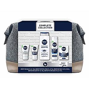 NIVEA MEN Complete Skin Care Collection for Sensitive Skin (5 Piece Gift Set) for $12.50 AC + FSSS