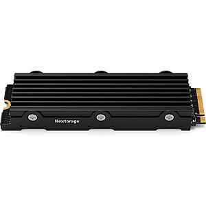 1TB Nextorage (Phison) M.2 2280 PCIe Gen 4x4 NVMe TLC SSD withy Heatsink, PS5, 7300/6000 MBps R/W Speed + $5 Newegg Gift Card @ $89.99 + F/S