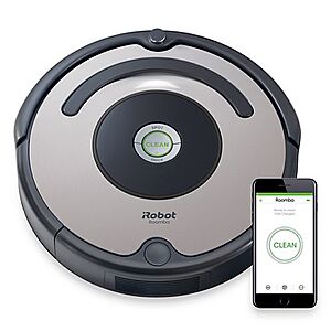 iRobot Roomba 677 Wi-Fi Connected Multi-Surface Robotic Vacuum + $45 Kohls Cash $161.49