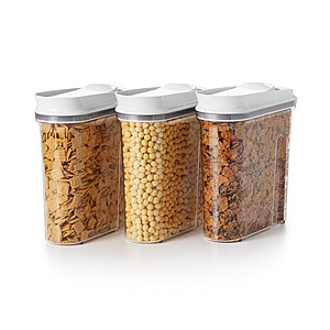OXO Kitchenware: 3-Piece Good Grips Pop Cereal Dispenser Set $30 & More + 6% SD Cashback + Free Shipping $25+