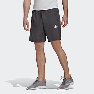 adidas Men's Aeroready Designed to Move Woven Sport Shorts w/ Zip Pockets (navy or grey) $8.50 + free shipping