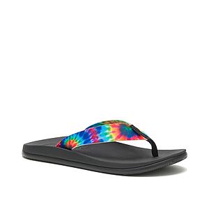Chaco Men's Chillos Flip Flop Sandal (multicolor tie dye print, sizes 10-13) $5.24 + Free Shipping