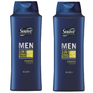 28-Oz Suave Men's 3-in-1 Shampoo Conditioner Body Wash (Citrus Rush) 2 for $2 + Free Store Pickup