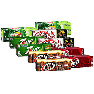 Select MyWalgreens Members: 12-Count 12-Oz Dr. Pepper, Canada Dry, A&W Root Beer 9 for $24.15 & More + Free Store Pickup