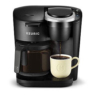 Keurig K-Duo Essentials Single Serve K-Cup Pod & Carafe Coffee Maker, Black $54.50 Walmart