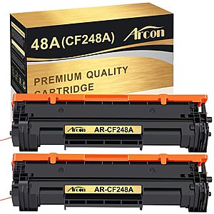 2 Pack Compatible Toner Cartridge Replacement for HP 48A CF248A $11.72 + Free Shipping