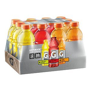 Gatorade Original Thirst Quencher Variety Pack, 20 Ounce Bottles (Pack of 12) for $8.70 w/ S&S