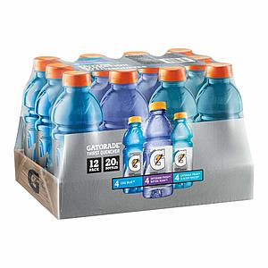 Gatorade Frost Thirst Quencher Variety Pack, 20 Ounce Bottles (Pack of 12) for $7.88 w/ S&S