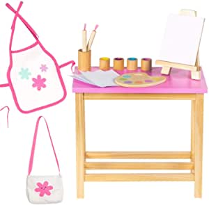 16-Pc Artist Studio Wooden Play Set for American Girl Dolls $8.50 shipped w/ Prime @ Amazon