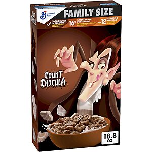 Amazon.com : General Mills Count Chocula Breakfast Cereal, 18.8 oz Box : Everything Else $2.25