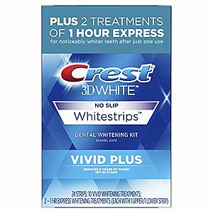 Amazon: Crest 3D White Whitestrips Vivid Plus $18