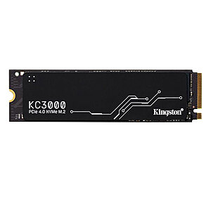 2TB Kingston KC3000 PCIe 4.0 x4 NVMe SSD $109.99