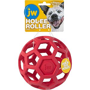 JW Hol-ee Roller Dog Toy Puzzle Ball (Large, 5.5" diameter) 3 for $15.10 + Free S/H on $49+