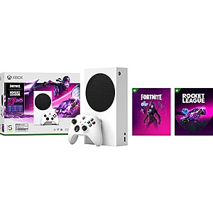 Xbox Series S Fortnite & Rocket League Bundle (Refurbished) $240 + Free Shipping w/ Amazon Prime