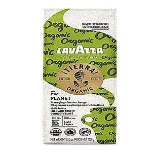 2.2-lbs Lavazza Organic ¡Tierra! Whole Bean Coffee Blend (Light Roast) $11.60 w/ S&S + Free Shipping w/ Prime or Orders $25+