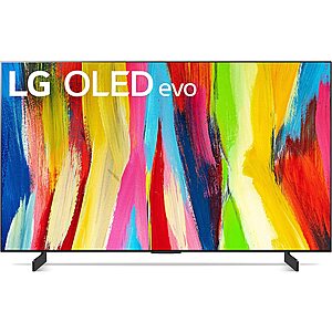 42" LG EVO C2 Series 4K OLED Smart TV w/ Alexa $997 + Free S/H