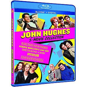 Limited-time deal for Prime Members: John Hughes 5-Movie Collection (Blu-ray + Digital) $13.29