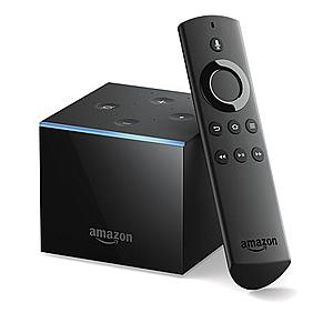 Amazon Fire TV Cube 4K UHD Voice-Command Media Streamer with Voucher (free month of Sling, 3 months Pandora Premium, 3 months Grokker) @ HSN for $44+taxes
