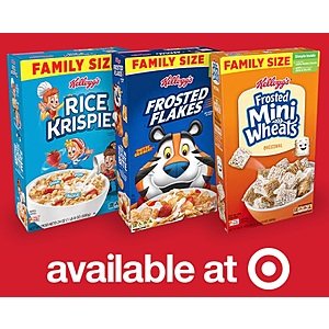 Target - Buy 3x Participating Kellogg's Cereal, Get a $10 Movie Ticket Credit (Limit of 2)