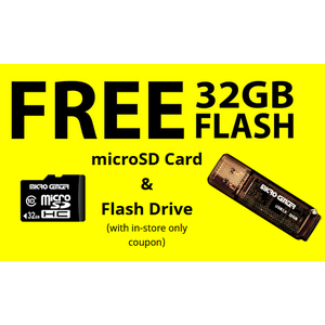 MicroCenter In-Store Coupon: 32GB Micro Center USB 3.0 Flash Drive + microSD Card Free