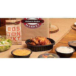 Boston Market Restaurant: Whole Rotisserie Chicken/Any Large Sides or Dessert $3.50 Each w/ Printable Coupon (Valid 12/23 Only)