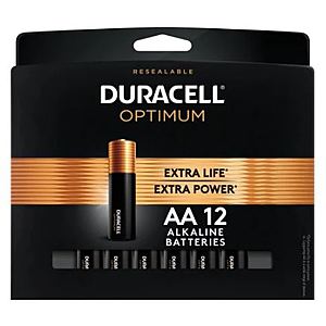 Office Depot - 100% back in rewards on 12-pack Duracell Optimum Batteries