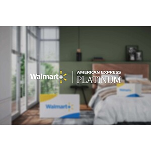Complimentary Walmart+ membership from American Express US Consumer Platinum Card