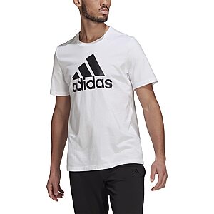 adidas Men's Essentials Big Logo T-Shirt (White) $12 + Free Shipping w/ Prime or on $35+