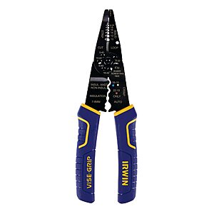 8" IRWIN VISE-GRIP Wire Stripping Tool / Wire Cutter $10.99 + Free Shipping w/ Prime or on $35+