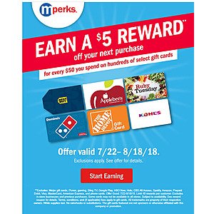 Meijer $5 reward for every $50 select GC purchase up to 10 rewards