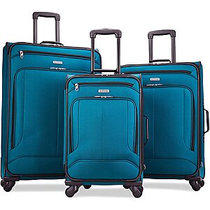 American Tourister 3--Piece (21/25/29) Set Pop Max Softside Luggage with Spinner Wheels (Teal) $145 + free s/h at Amazon