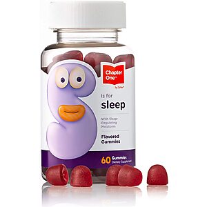 60-Count Chapter One 2.5mg Melatonin Gummies $4.72 (or less) w/ S&S