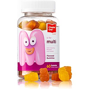 60-Count Kids' Chapter One Multivitamin Gummies $4.70 w/ S&S + Free S&H
