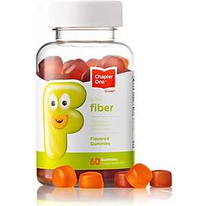 60-Ct Chapter One 3 Gram Fiber Gummies (Chicory Root Soluble Fiber) $4.72 w/ S&S