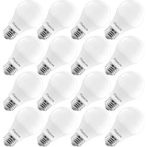 16-Pack MaxLite 5000K A19 800 Lumen (60W Equivalent) Dimmable LED Bulbs $16.50 + free s/h
