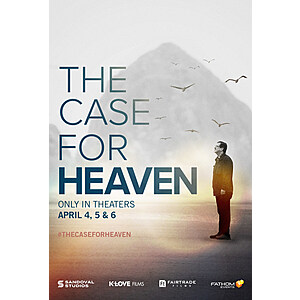 The Case for Heaven (up to two $15 tickets free) on Fandango.com with code HEAVEN22