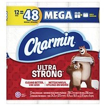 42-Count Charmin Mega Roll Toilet Paper  + $10 in Rewards Points $35.50 + Free Shipping