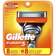 Gillette Fusion Men's Razor Blade Refills 8 Count $14.39 + Tax
