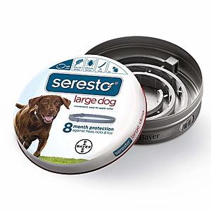 Bayer Seresto Flea and Tick Collar Large Dog, Small Dog, Cat $35.99 at Amazon, less with S&S