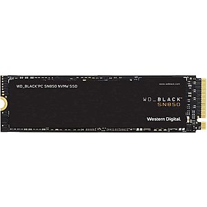 WD BLACK SN850 NVMe 2TB Internal PCIe 4.0 $386.99