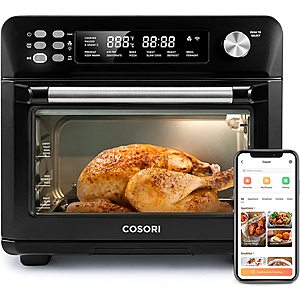 Amazon Prime deals: COSORI Air Fryer Toaster Combo 26.4QT,1800W, 12 Functions $120 + free shipping