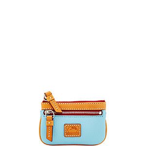 Dooney & Bourke Patterned Leather Small Coin Purse $25, Gretta Medium Wristlet $29 & More + Free S/H