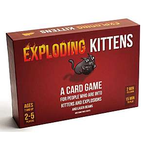 Cards Against Humanity + $10 eGC $25, Exploding Kittens Game + $10 eGC $20 + Free S&H on $35+