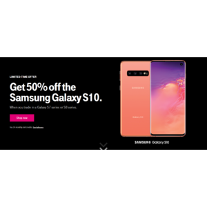 T-mobile: Trade in Samsung Galaxy S7 or S8 for $400 toward S10 via Bill Credits