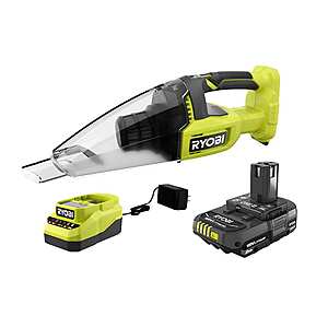 RYOBI ONE+ 18V Cordless Multi-Surface Handheld Vacuum Kit with 2.0 Ah Battery and Charger $59 at Home Depot