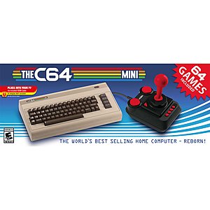 C64 Mini Retro Gaming Console w/ 64 Preinstalled Games $40 + Free Shipping